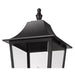 Z-Lite Gannon Outdoor Post Mounted Fixture Black 3 Light 5008PHXLR-519P-BK | theLightShop