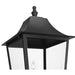 Z-Lite Gannon Outdoor Post Mounted Fixture Black 3 Light 5008PHXLR-564P-BK | theLightShop