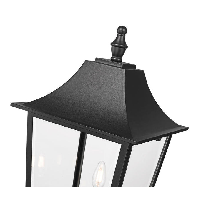 Z-Lite Gannon Outdoor Post Mounted Fixture Black 3 Light 5008PHXLS-536P-BK | theLightShop