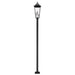 Z-Lite Gannon Outdoor Post Mounted Fixture Black 3 Light 5008PHXLS-536P-BK | theLightShop