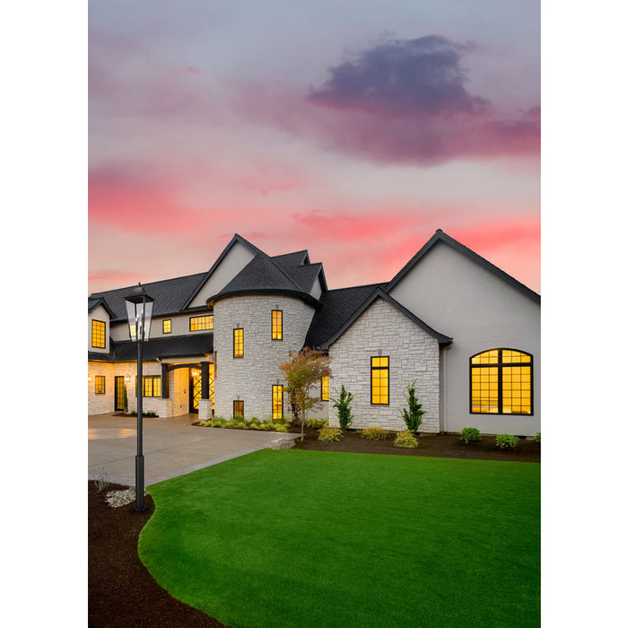Z-Lite Gannon Outdoor Post Mounted Fixture Black 5 Light 5008PHXXLR-5010P-BK | theLightShop