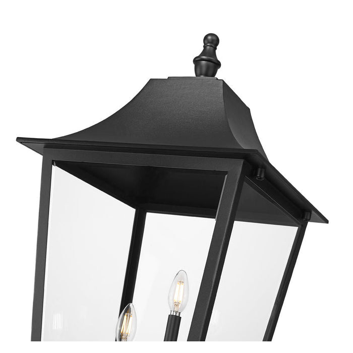 Z-Lite Gannon Outdoor Post Mounted Fixture Black 5 Light 5008PHXXLS-536P-BK | theLightShop