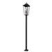 Z-Lite Gannon Outdoor Post Mounted Fixture Black 5 Light 5008PHXXLS-536P-BK | theLightShop