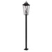 Z-Lite Gannon Outdoor Post Mounted Fixture Black 5 Light 5008PHXXLS-536P-BK | theLightShop