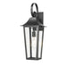 Z-Lite Gannon Outdoor Wall Sconce Black 1 Light 5008M-BK | theLightShop