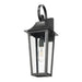 Z-Lite Gannon Outdoor Wall Sconce Black 1 Light 5008M-BK | theLightShop