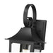 Z-Lite Gannon Outdoor Wall Sconce Black 1 Light 5008S-BK | theLightShop
