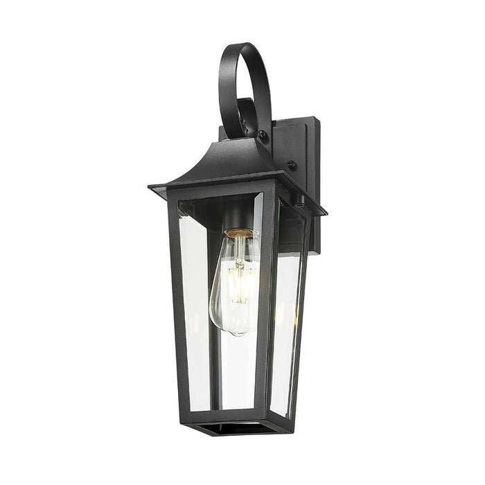 Z-Lite Gannon Outdoor Wall Sconce Black 1 Light 5008S-BK | theLightShop