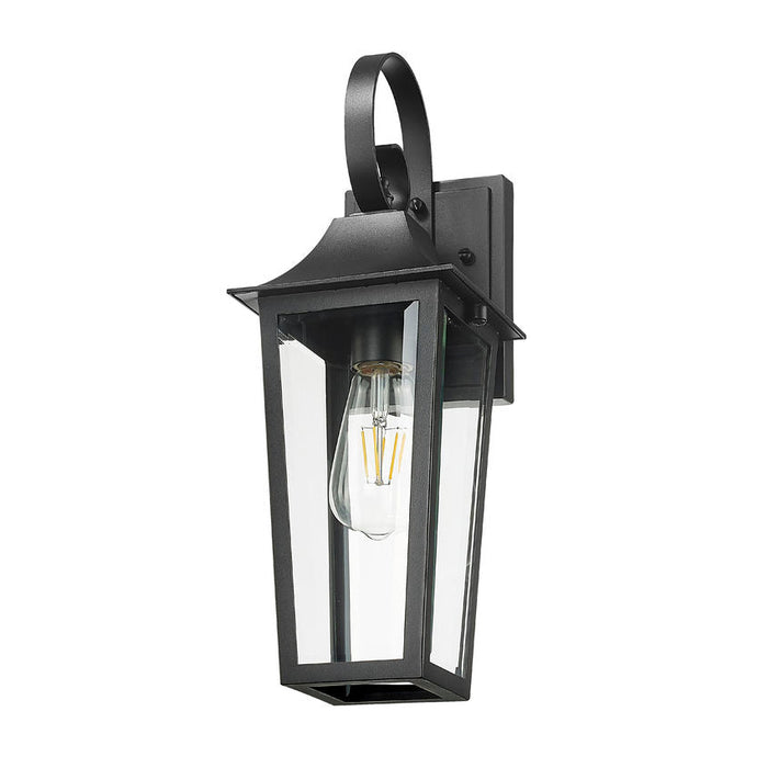 Z-Lite Gannon Outdoor Wall Sconce Black 1 Light 5008S-BK | theLightShop