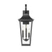 Z-Lite Gannon Outdoor Wall Sconce Black 3 Light 5008B-BK | theLightShop