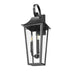 Z-Lite Gannon Outdoor Wall Sconce Black 3 Light 5008B-BK | theLightShop