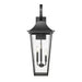 Z-Lite Gannon Outdoor Wall Sconce Black 3 Light 5008XL-BK | theLightShop