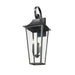 Z-Lite Gannon Outdoor Wall Sconce Black 3 Light 5008XL-BK | theLightShop