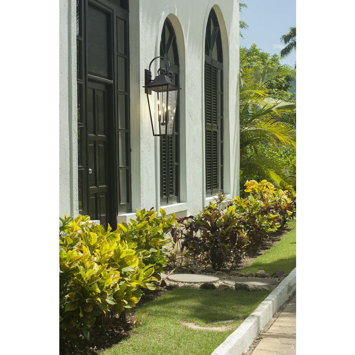 Z-Lite Gannon Outdoor Wall Sconce Black 5 Light 5008XXL-BK | theLightShop