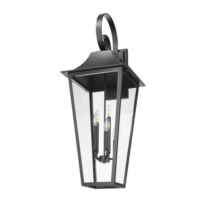 Z-Lite Gannon Outdoor Wall Sconce Black 5 Light 5008XXL-BK | theLightShop