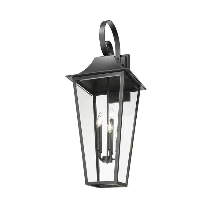 Z-Lite Gannon Outdoor Wall Sconce Black 5 Light 5008XXL-BK | theLightShop