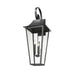 Z-Lite Gannon Outdoor Wall Sconce Black 5 Light 5008XXL-BK | theLightShop