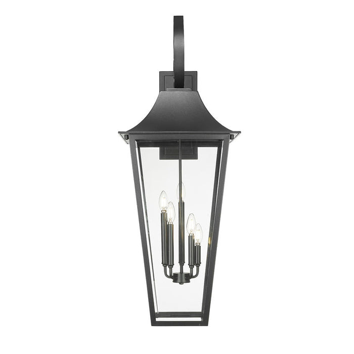 Z-Lite Gannon Outdoor Wall Sconce Black 5 Light 5008XXL-BK | theLightShop