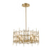 Z-Lite Garroway Aged Brass Chandelier 4007-24AGBR | theLightShop