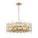 Z-Lite Garroway Aged Brass Chandelier 4007-32AGBR | theLightShop