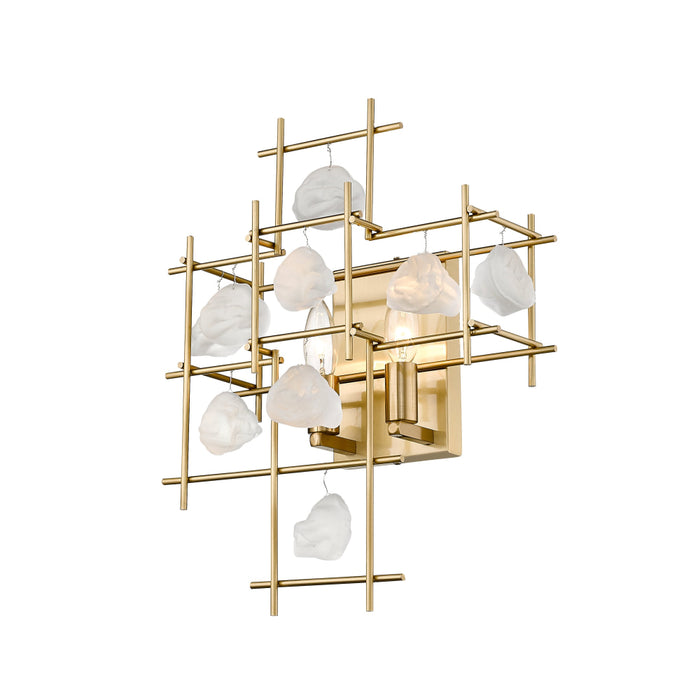 Z-Lite Garroway Aged Brass Wall Sconce 4007S-AGBR | theLightShop