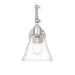 Z-Lite Gayson Swing-Arm Wall Lamp Brushed Nickel 1 Light 348S-BN | theLightShop