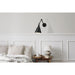 Z-Lite Gayson Swing-Arm Wall Lamp Matte Black 1 Light 349S-MB | theLightShop