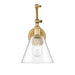 Z-Lite Gayson Swing-Arm Wall Lamp Modern Gold 1 Light 348S-MGLD | theLightShop