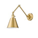 Z-Lite Gayson Swing-Arm Wall Lamp Modern Gold 1 Light 349S-MGLD | theLightShop