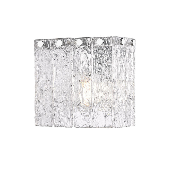 Z-Lite Glacier 1 Light Wall Sconce - Chrome