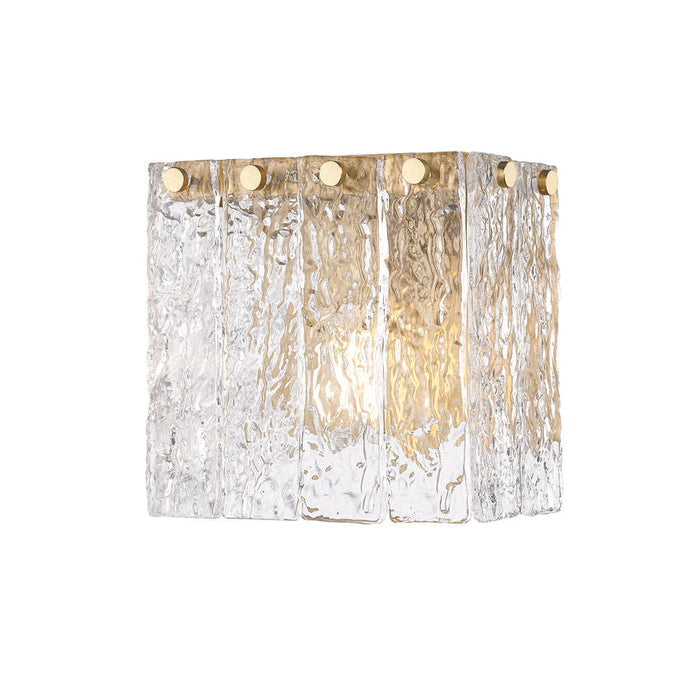 Z-Lite Glacier 1 Light Wall Sconce - Modern Gold