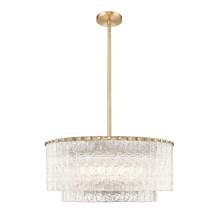Z-Lite Glacier 10 Light Pendant - Modern Gold