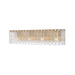 Z-Lite Glacier 4 Light Vanity Light - Modern Gold