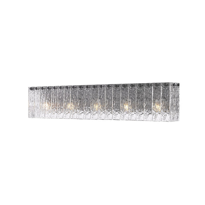 Z-Lite Glacier 5 Light Vanity Light - Matte Black