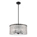 Z-Lite Glacier Matte Black 5 Light Pendant 1943P18-MB | theLightShop