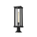 Z-Lite Glenwood Black Outdoor Pier Mounted Fixture 586PHBR-553PM-BK | theLightShop