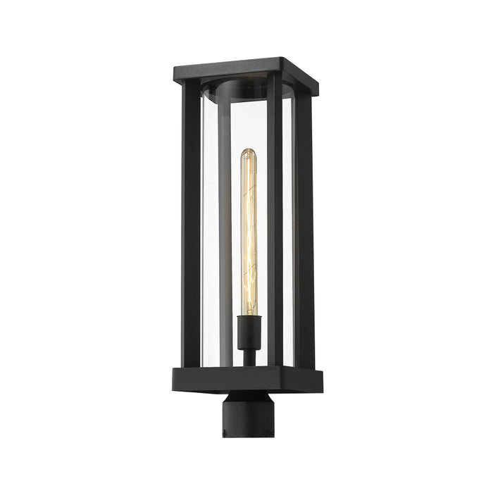 Z-Lite Glenwood Black Outdoor Post Mount Fixture 586PHBR-BK | theLightShop