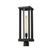 Z-Lite Glenwood Black Outdoor Post Mount Fixture 586PHBR-BK | theLightShop