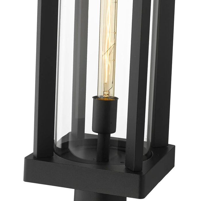 Z-Lite Glenwood Black Outdoor Post Mount Fixture 586PHBR-BK - Outdoor Post Mount Fixtures