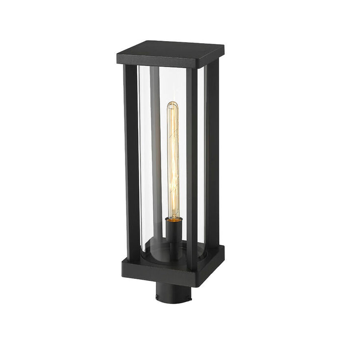 Z-Lite Glenwood Black Outdoor Post Mount Fixture 586PHBR-BK - Outdoor Post Mount Fixtures