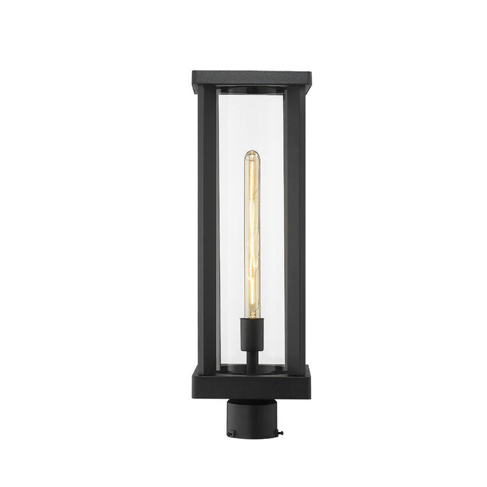 Z-Lite Glenwood Black Outdoor Post Mount Fixture 586PHBR-BK - Outdoor Post Mount Fixtures