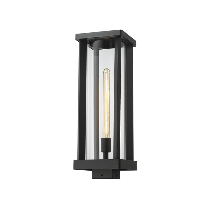 Z-Lite Glenwood Black Outdoor Post Mount Fixture 586PHBS-BK | theLightShop