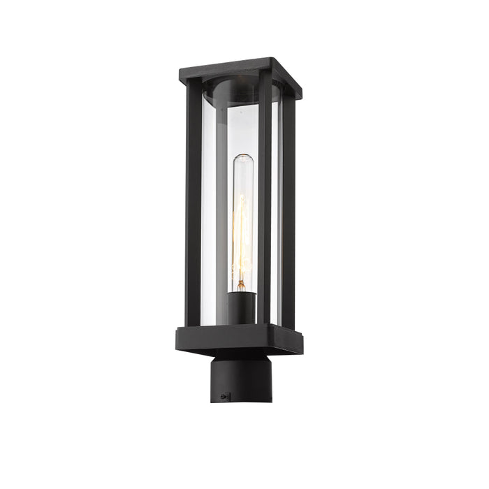 Z-Lite Glenwood Black Outdoor Post Mount Fixture 586PHMR-BK | theLightShop
