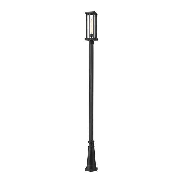 Z-Lite Glenwood Black Outdoor Post Mounted Fixture 586PHBR-519P-BK | theLightShop