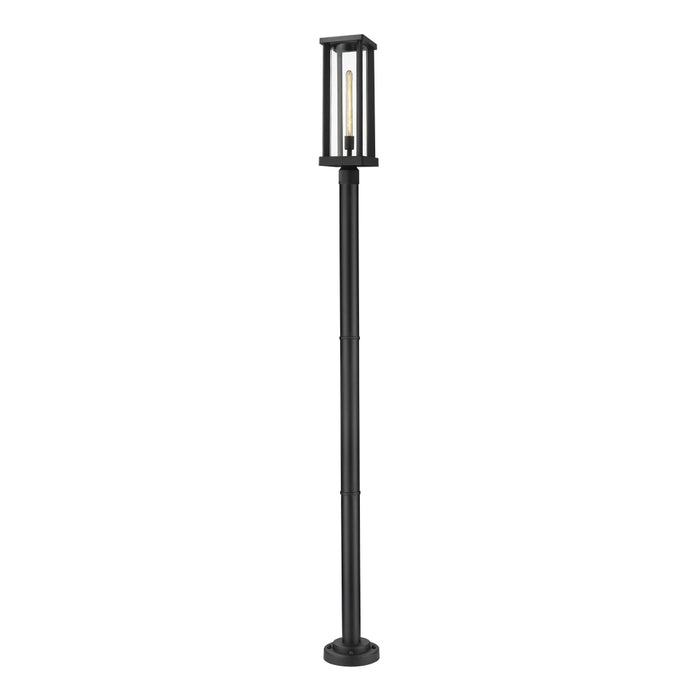 Z-Lite Glenwood Black Outdoor Post Mounted Fixture 586PHBR-567P-BK | theLightShop