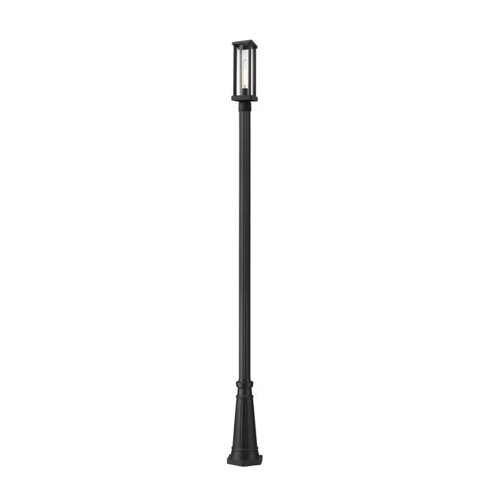 Z-Lite Glenwood Black Outdoor Post Mounted Fixture 586PHMR-519P-BK | theLightShop