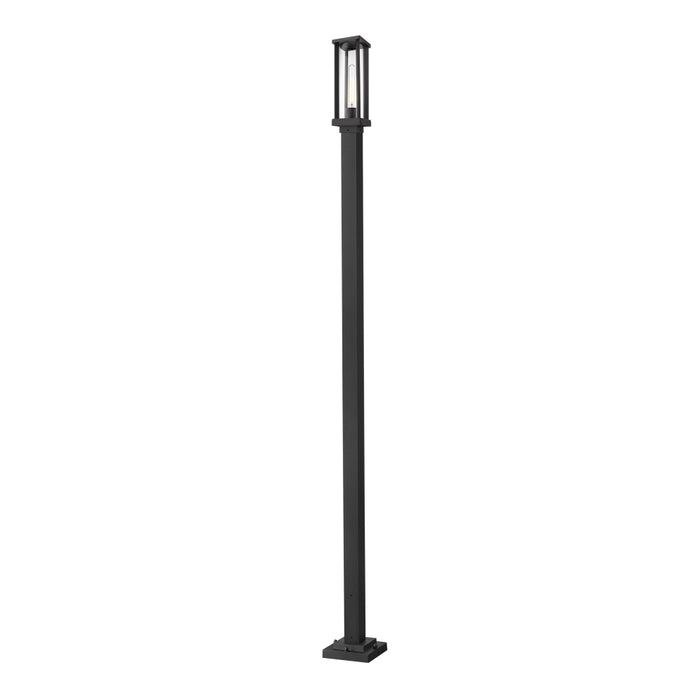 Z-Lite Glenwood Black Outdoor Post Mounted Fixture 586PHMS-536P-BK | theLightShop
