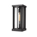 Z-Lite Glenwood Black Outdoor Wall Sconce 586M-BK | theLightShop