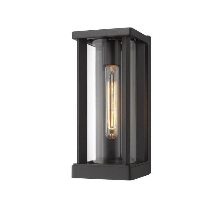 Z-Lite Glenwood Black Outdoor Wall Sconce 586S-BK | theLightShop