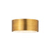 Z-Lite Harley Rubbed Brass 2 Light Flushmount 2302F2-RB | theLightShop